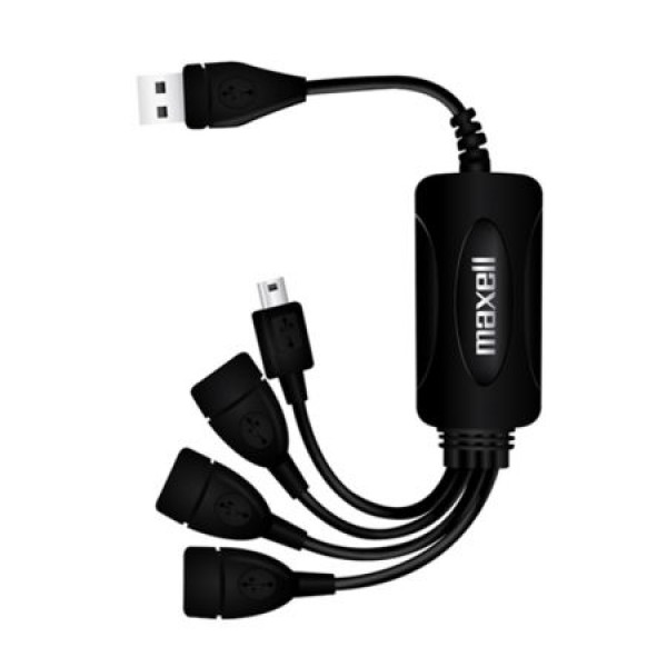 HUB 3 PORTURI + MINI USB MAXELL