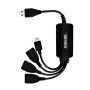 HUB 3 PORTURI + MINI USB MAXELL