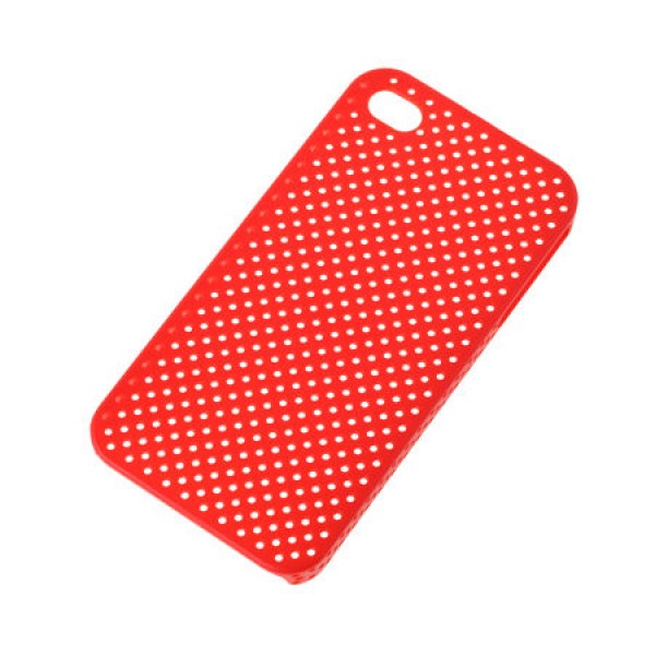 BACK COVER CASE IPHONE 4 ROSU SITA