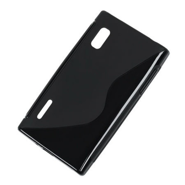 BACK COVER CASE LG L5 NEGRU