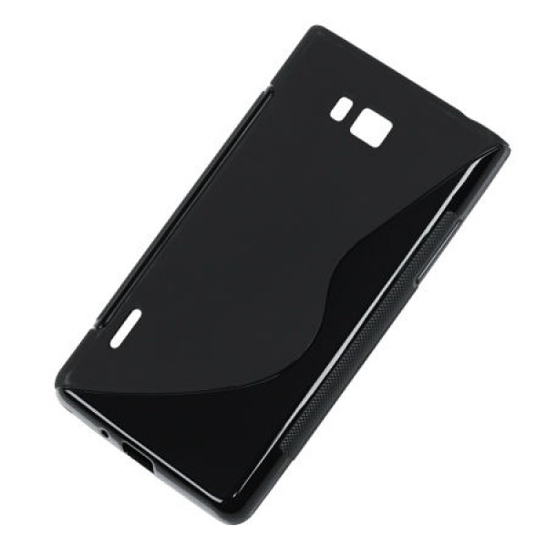 BACK COVER CASE LG L7 NEGRU