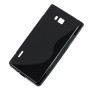 BACK COVER CASE LG L7 NEGRU