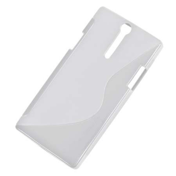 BACK COVER CASE SONY XPERIA S M-LIFE TRANS.