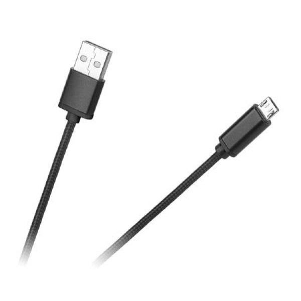 CABLU USB - MICRO USB TATA NEGRU 1M M-LIFE