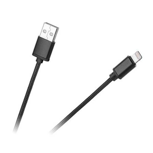CABLU USB - LIGHTNING APPLE NEGRU 1M M-LIFE