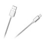 CABLU USB - LIGHTNING APPLE SILVER 1M M-LIFE