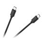CABLU USB 2.0 TIP C TATA - TIP C TATA NEGRU 1