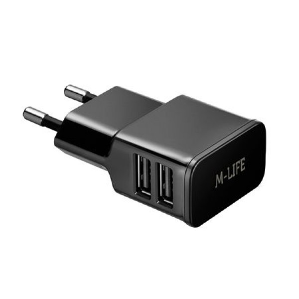 INCARCATOR RETEA 2 X USB 2A MAX (1A+2A) MLIFE