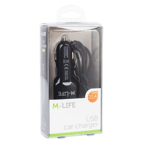 INCARCATOR AUTO LIGHTNING + USB 2100MA M-LIFE INCARCATOR AUTO LIGHTNING + USB 2100MA M-LIFE