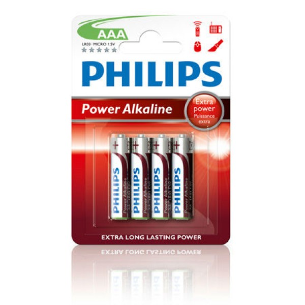 BATERIA PHILIPS LR03 POWERLIFE BLISTER 4BUC
