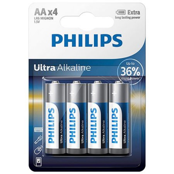 BATERIE ULTRA ALCALINA LR06 AA 4BUC PHILIPS