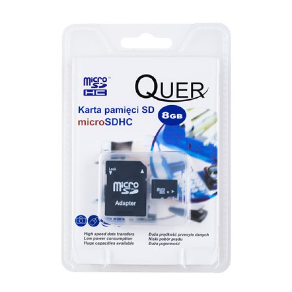 MICRO SD CARD SDHC 8GB QUER