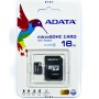 MICRO SD CARD 16GB CLASS 4 CU ADAPTOR ADATA