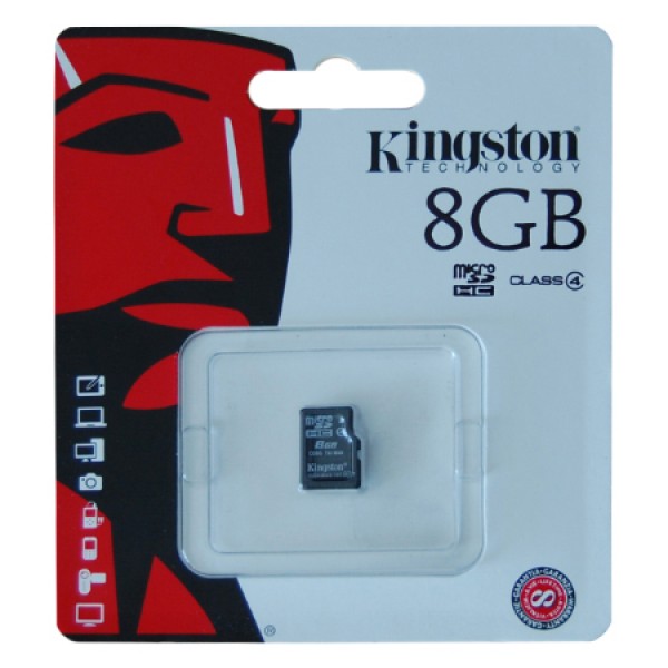 MICRO SD CARD 8GB KINGSTON