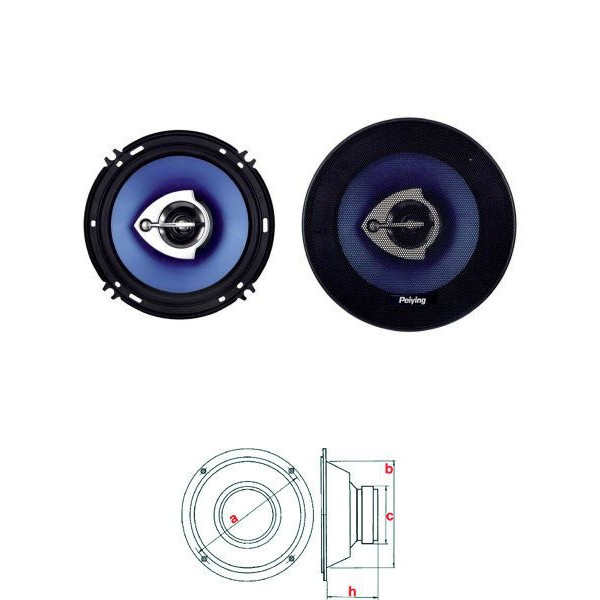 SET DIFUZOARE AUTO 6 inch 100W