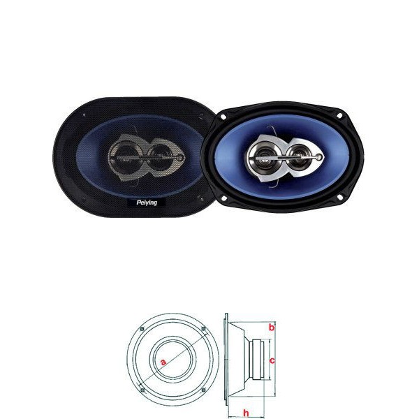 SET DIFUZOARE AUTO 6X9 inch