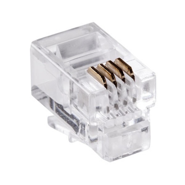 MUFA TELEFON 4P4C SET 100 BUC