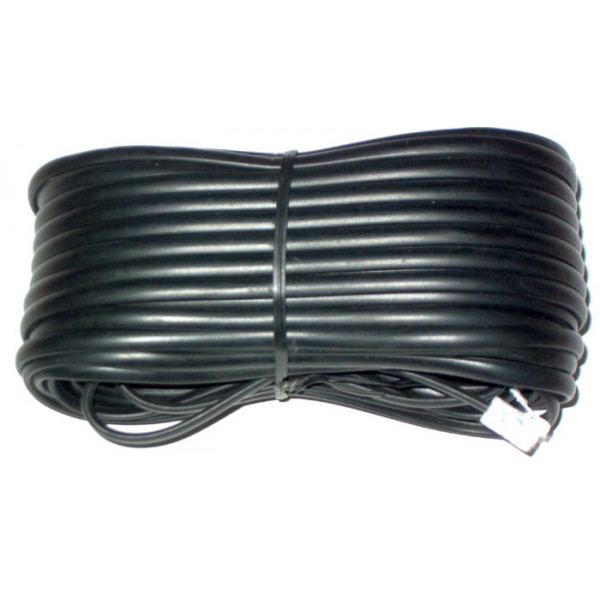 CABLU TELEFON EXTENSIE NEGRU 20M