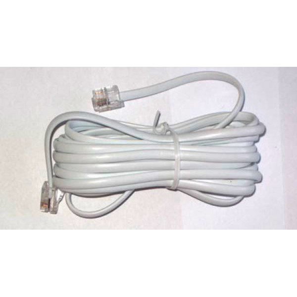 CABLU TELEFON EXTENSIE ALB 5M