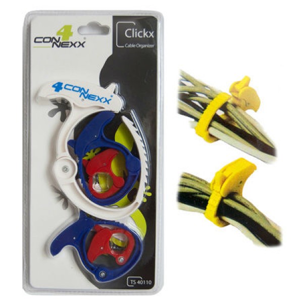 ORGANIZATOR CABLU CLICKX 5 BUC