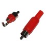 MUFA RCA TATA PLASTIC ROSU