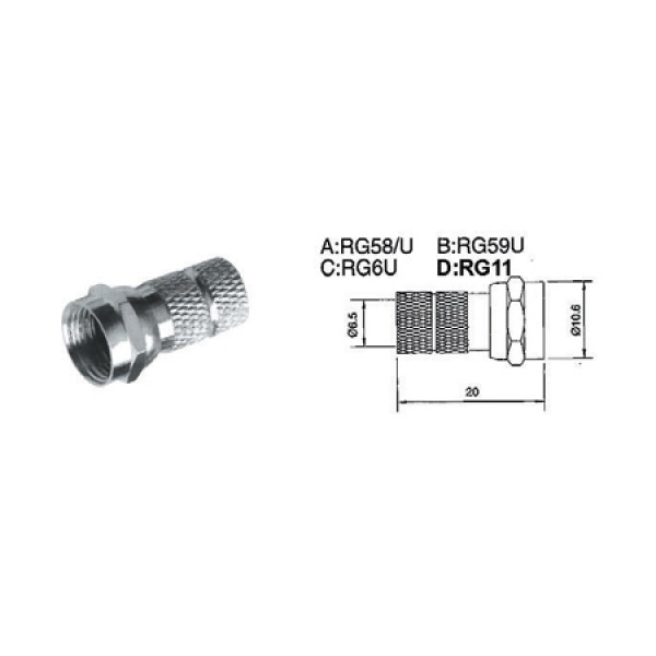 MUFA F/7,0MM/CU SET 100BUC MUFA F/7,0MM/CU SET 100BUC