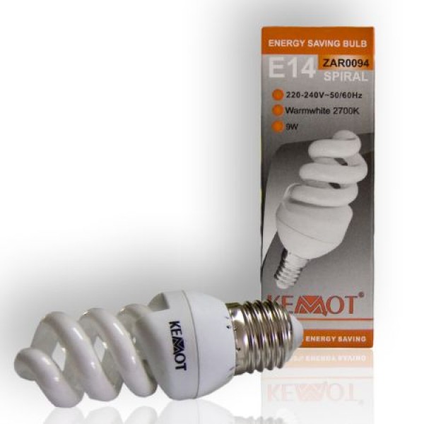 BEC ECO SPIRALA E14 9W 2700K