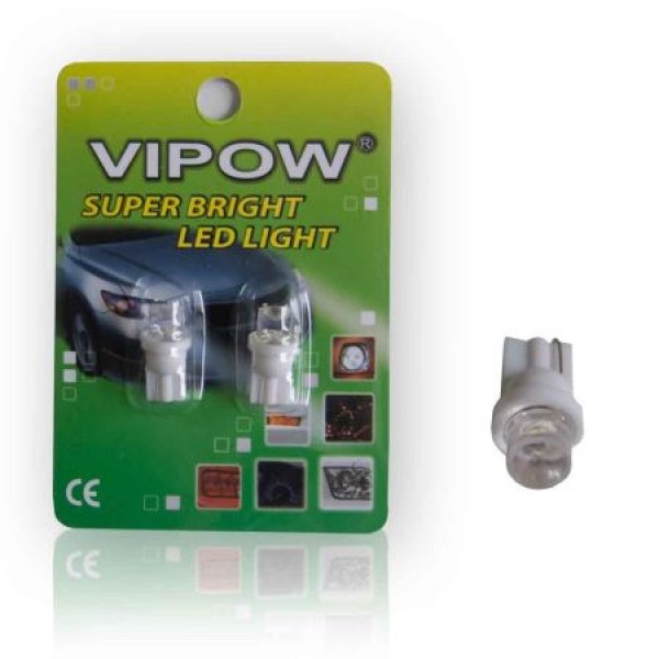 BEC AUTO 12V T8-WG ALB BLISTER 2BUC